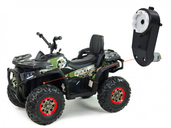 Dětská čtyřkolka X-MAX 607 - náhradní elektrický motor s převodovkou pro řízení