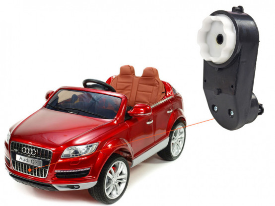 Dětské autíčko Audi Q7 2.4G - náhradní elektrický motor s převodovkou pro řízení