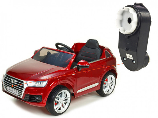 Dětské autíčko Audi Q7 NEW (model HL159) - náhradní elektrický motor s převodovkou pro řízení