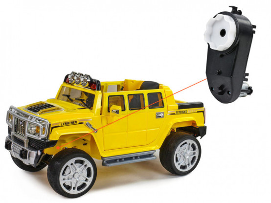 Dětské autíčko H2 Extender - náhradní elektrický motor s převodovkou pro řízení