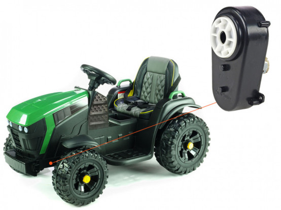 Dětský traktor Bison BDM0925 - náhradní elektrický motor s převodovkou pro řízení