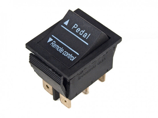 Náhradní přepínač jízdy pedál / dálkové ovládání 6 pin pro dětská vozítka