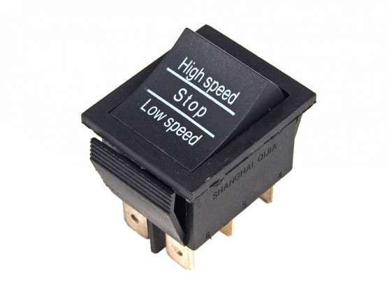 Náhradní přepínač rychlosti jízdy (rychle/stop/pomalu) 6 pin pro dětská elektrická vozítka