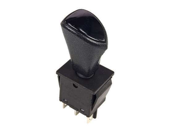 Náhradní přepínač směru jízdy s páčkou (vpřed/stop/vzad) 3 pin - trojhranný černý