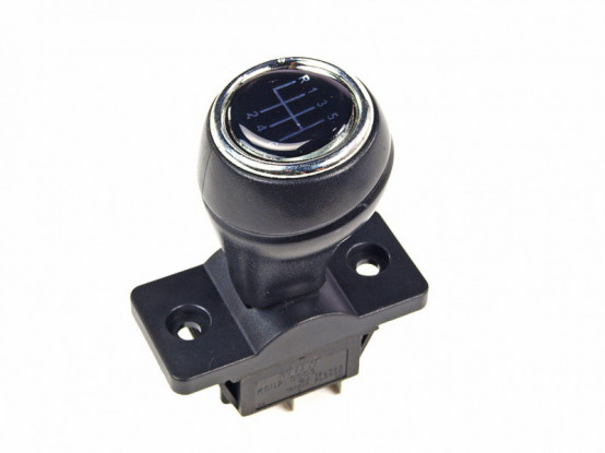 Náhradní přepínač směru jízdy s páčkou (vpřed/stop/vzad) - kulatý stříbrný, typ B