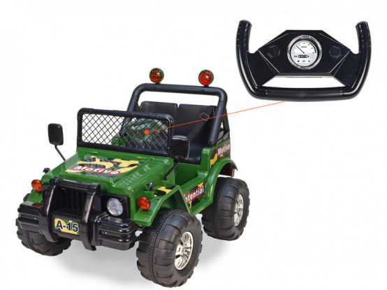Dětské autíčko Army džíp (A15) - náhradní volant