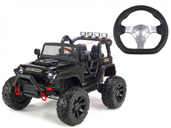 Náhradní volant pro dětské elektrické autíčko teréňák Brothers 24V