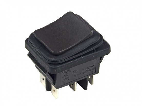 Náhradní pedálový spínač s gumovou manžetou 6 pin pro dětská elektrická vozítka